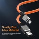 Usb кабель Baseus CoolPlay Series Fast Charging Cable USB to Lightning 2.4A 1m Orange CAKW000407