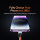 Usb кабель Baseus CoolPlay Series Fast Charging Cable USB to Lightning 2.4A 1m Orange CAKW000407