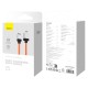 Usb кабель Baseus CoolPlay Series Fast Charging Cable USB to Lightning 2.4A 1m Orange CAKW000407