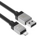 Usb кабель Baseus CoolPlay Series Fast Charging Cable USB to Lightning 2.4A 1m Black CAKW000401