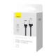 Usb кабель Baseus CoolPlay Series Fast Charging Cable USB to Lightning 2.4A 1m Black CAKW000401