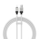 Usb кабель Baseus CoolPlay Series Fast Charging Cable USB to Lightning 2.4A 1m White CAKW000402