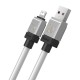 Usb кабель Baseus CoolPlay Series Fast Charging Cable USB to Lightning 2.4A 1m White CAKW000402