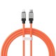 PD Кабель Baseus CoolPlay Series Fast Charging Cable Type-C to Lightning 20W 1m Orange CAKW000007