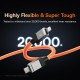 PD Кабель Baseus CoolPlay Series Fast Charging Cable Type-C to Lightning 20W 2m Orange CAKW000107