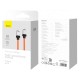 PD Кабель Baseus CoolPlay Series Fast Charging Cable Type-C to Lightning 20W 1m Orange CAKW000007