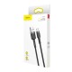 USB кабель Baseus Cafule for Micro 2.4A / 1m Gray-Black CAMKLF-BG1