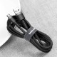 USB кабель Baseus Cafule for Micro 2.4A / 1m Gray-Black CAMKLF-BG1