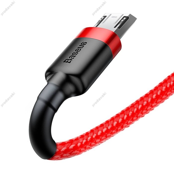 USB кабель Baseus Cafule for Micro 1,5A / 2m Red CAMKLF-C09