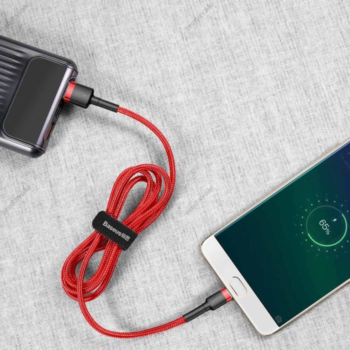 USB кабель Baseus Cafule for Micro 1,5A / 2m Red CAMKLF-C09