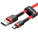 USB кабель Baseus Cafule for Micro 1,5A / 2m Red CAMKLF-C09