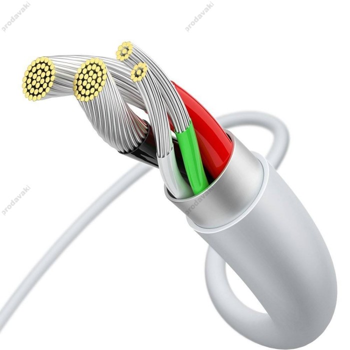 USB кабель Baseus Superior Series Fast Charging Data Cable USB to Micro 2A 1m White CAMYS-02