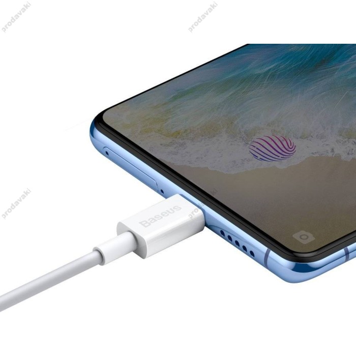 USB кабель Baseus Superior Series Fast Charging Data Cable USB to Micro 2A 1m White CAMYS-02