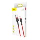 USB кабель Baseus Cafule for Ligtning 2,4A / 1m. Red CALKLF-B09