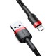 USB кабель Baseus Cafule для Ligtning 2,4A / 0,5m. Black-red CALKLF-A19