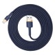 USB кабель Baseus Cafule для Ligtning 1.5A / 2m. Blue-gold CALKLF-CV3