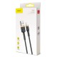 USB кабель Baseus Cafule для Ligthning 2A / 3m Black-gold CALKLF-RV1