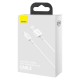 USB кабель Baseus Superior Series Fast Charging Data Cable USB to Lightning 2.4A 2m White CALYS-C02