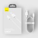 USB кабель Baseus Superior Series Fast Charging Data Cable USB to Lightning 2.4A 1m White CALYS-A02