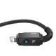 USB кабель Baseus Unbreakable Series Fast Charging USB to Lightning 2.4A 2m Black P10355802111-01