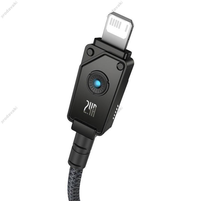 USB кабель Baseus Unbreakable Series Fast Charging USB to Lightning 2.4A 2m Black P10355802111-01