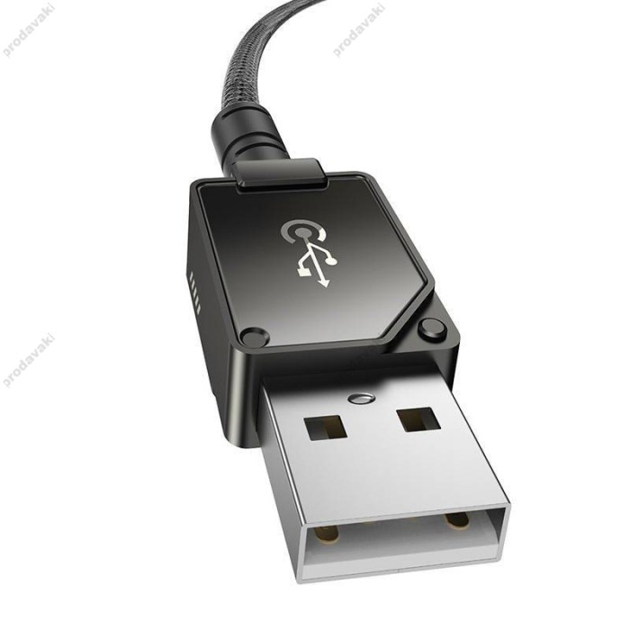 USB кабель Baseus Unbreakable Series Fast Charging USB to Lightning 2.4A 2m Black P10355802111-01