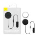Автомобільний тримач із бездротовою зарядкою Baseus CW01 Magnetic Wireless 15W (+АЗУ Type-c 25W) Black C40141000111-00
