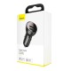Автомобільний зарядний пристрій Baseus Digital Display Dual USB 24W Black CCBX-0G