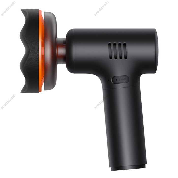Полірувальна машинка для авто Baseus NeoPower Wireless Mini Car Waxer Lite Black CRLQ000001