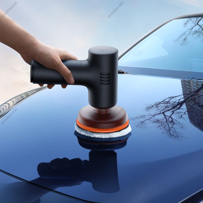 Полірувальна машинка для авто Baseus NeoPower Wireless Mini Car Waxer Lite Black CRLQ000001