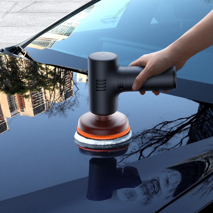 Полірувальна машинка для авто Baseus NeoPower Wireless Mini Car Waxer Lite Black CRLQ000001