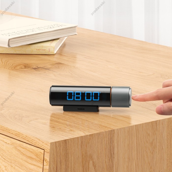 Таймер побутовий Baseus Heyo Series Magnetic Countdown Timer Cluster Black L60448003111-00