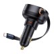 Автомобільний зарядний пристрій Baseus Enjoyment Pro Car Charger Type-C Cable 60W Cluster Black C00057802111-01