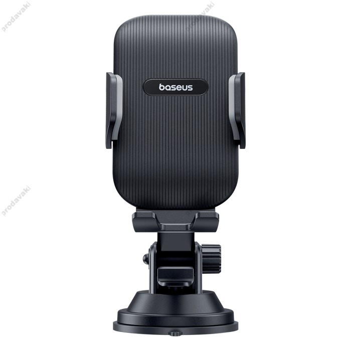 Автомобільний тримач Baseus UltraControl Go Series Clamp-Type Phone Holder Black C40361600111-00