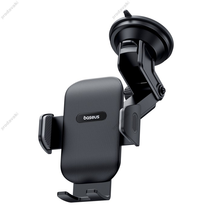 Автомобільний тримач Baseus UltraControl Go Series Clamp-Type Phone Holder Black C40361600111-00