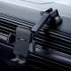 Автомобільний тримач Baseus UltraControl Go Series Clamp-Type Phone Holder Black C40361600111-00