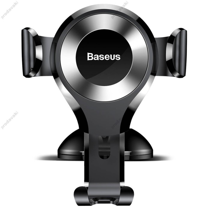 Автомобільний тримач Baseus Osculum Type Gravity Car Mount Black-silver SUYL-XP0S