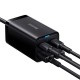 Мережевий зарядний пристрій Baseus GaN3 Pro Desktop Fast Charger 2C+2U 65W EU Cable Type-CtoType-C 100W 1m Black CCGP040101