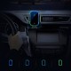 Автомобільний тримач із бездротовою зарядкою Baseus Light Electric Holder Wireless Charger Black WXHW03-01