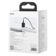 Мережевий зарядний пристрій Baseus Super Si Quick Charger Cable Type-C to Type-C 25W Black TZCCSUP-L01