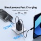 Мережевий зарядний пристрій Baseus Cube Fast Charger C+U 20W EU Cluster White P10111403213-00