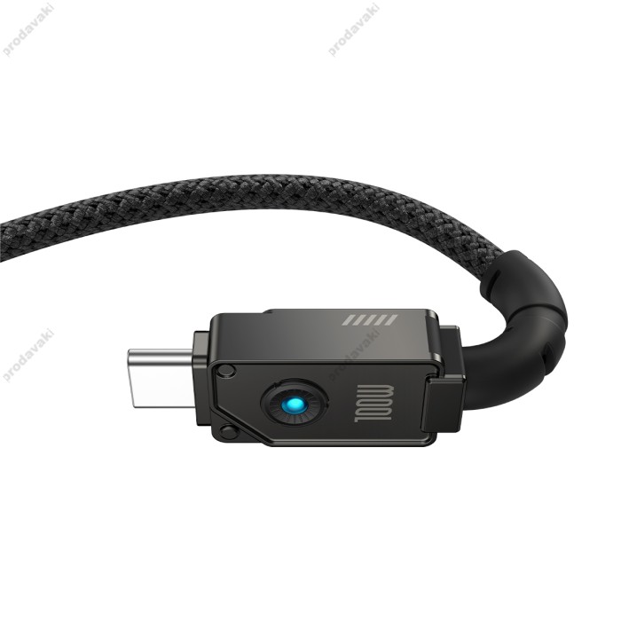 Кабель Baseus Unbreakable Series Fast Charging Type-C to Type-C 100W 5A 1m Black P10355800111-00
