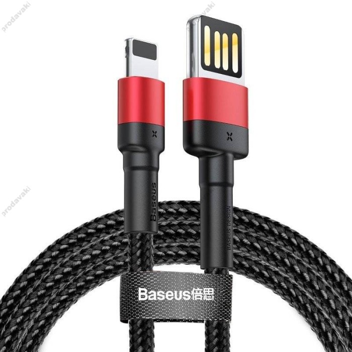 Usb Кабель Baseus Cafule Cable（special edition）USB For iP 1.5A 2m Червоний 