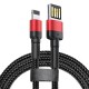 Usb Кабель Baseus Cafule Cable（special edition）USB For iP 1.5A 2m Червоний 