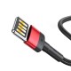 Usb Кабель Baseus Cafule Cable（special edition）USB For iP 1.5A 2m Червоний 