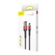 Usb Кабель Baseus Cafule Cable（special edition）USB For iP 1.5A 2m Червоний 