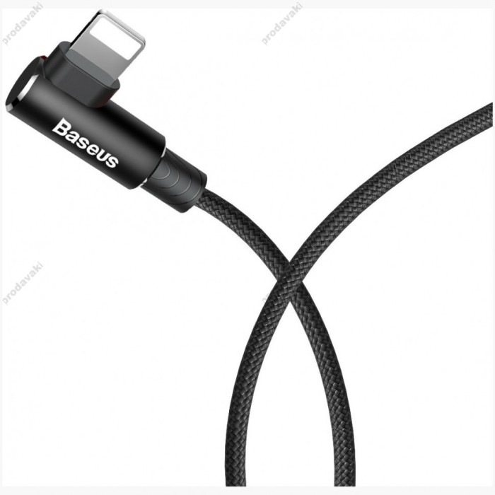 USB кабель Baseus MVP Elbow for Lightning 2A / 1m. Black CALMVP-01