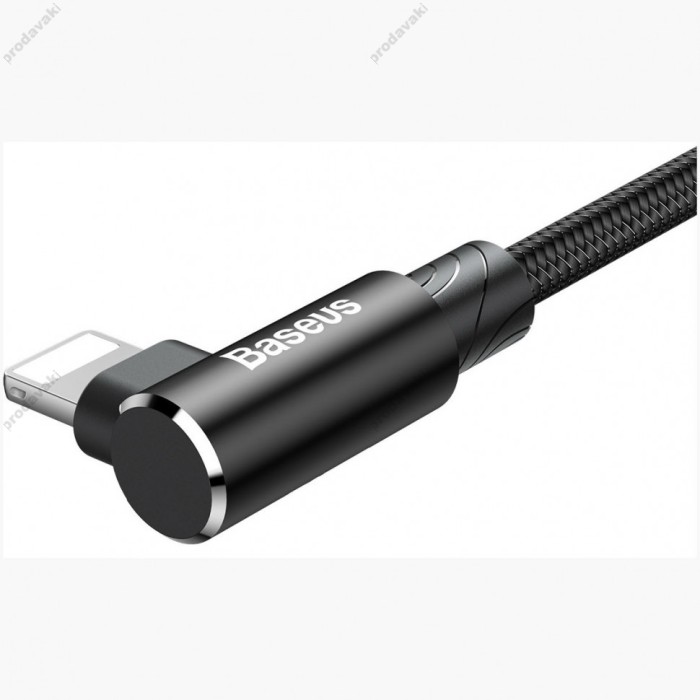 USB кабель Baseus MVP Elbow for Lightning 2A / 1m. Black CALMVP-01