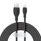 Кабель USB Baseus Pudding Series Fast Charging Cable USB to Lightning Iphone 2.4A 2m Black P10355700111-01
