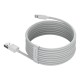 USB Кабель Baseus Simple Wisdom Data Cable Kit USB to Lightning 2.4A (2ШТ / Set) 1.5m White TZCALZJ-02